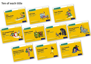 Read Write Inc. Phonics: Yellow Set 5 Core Storybooks (Pack of 100)