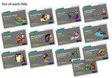 Read Write Inc. Phonics: Grey Set 7 Core Storybooks (Pack of 130)