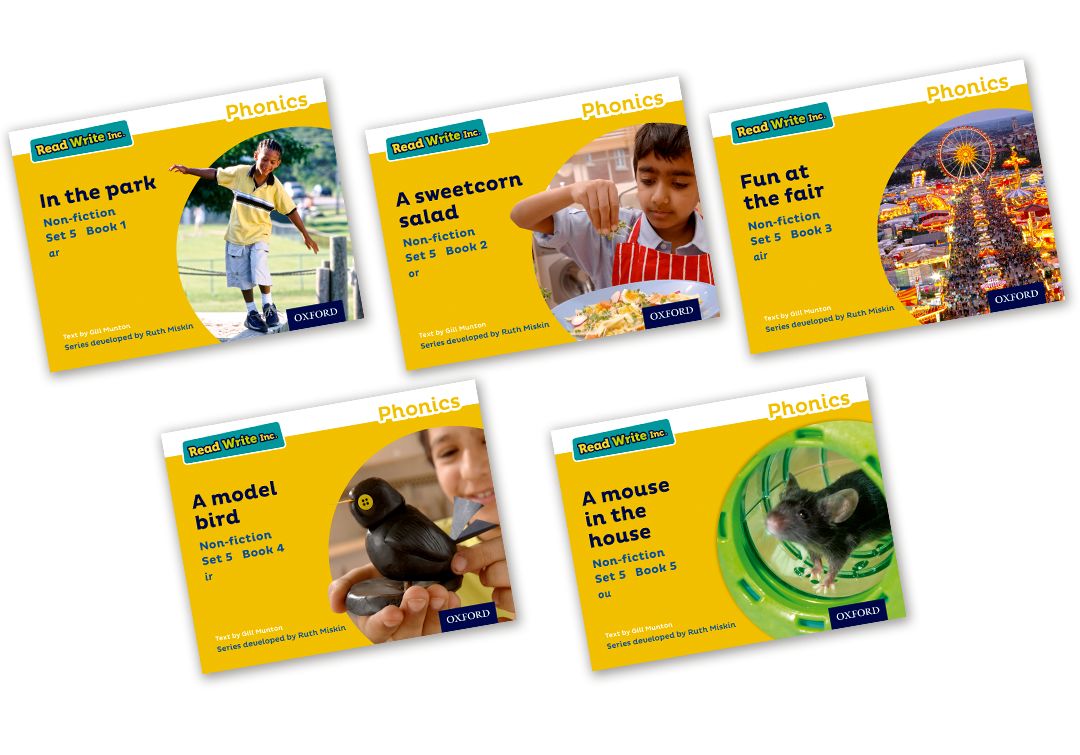 Read Write Inc. Phonics: Yellow Set 5 Non-fiction books (Mixed Pack of