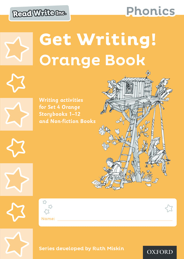 Read Write Inc - Phonics Set 4 Orange Get Writing! Books Pack of 10