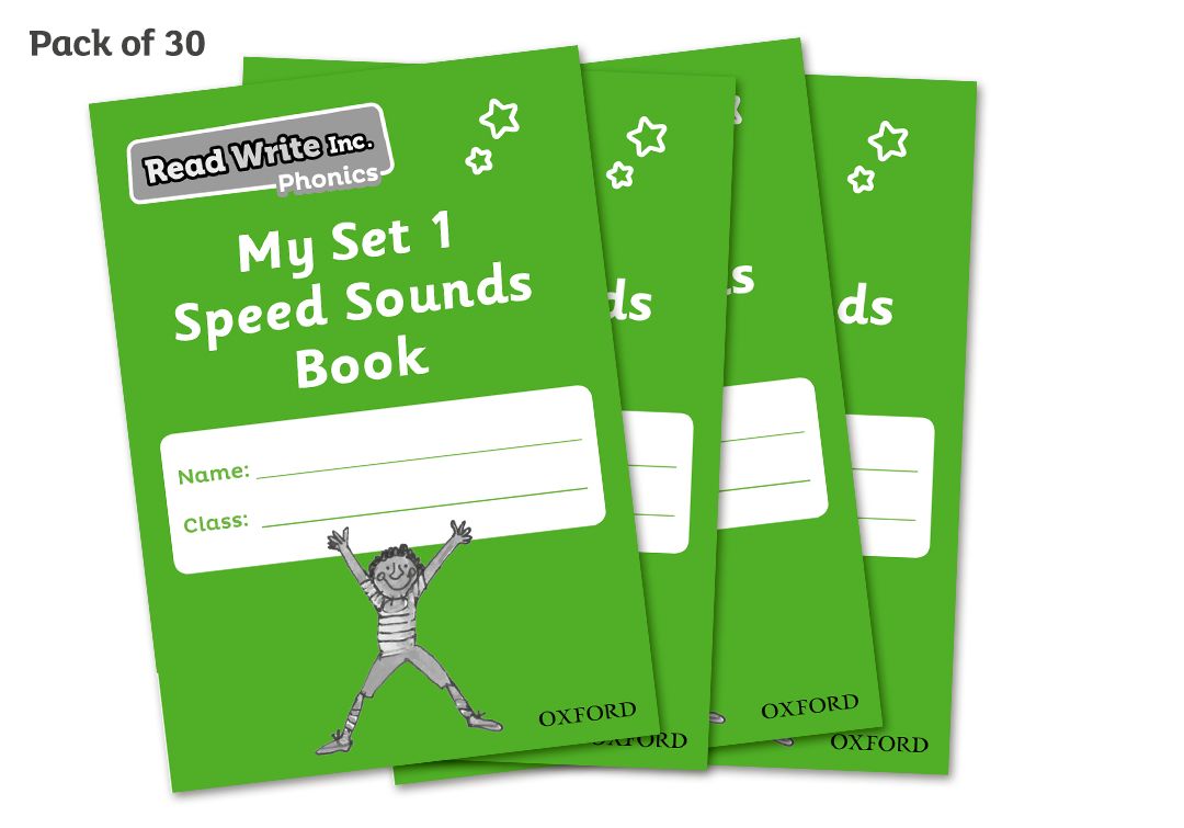 Pack contents: Read Write Inc. Phonics: My Set 1 Speed Sounds Book ...