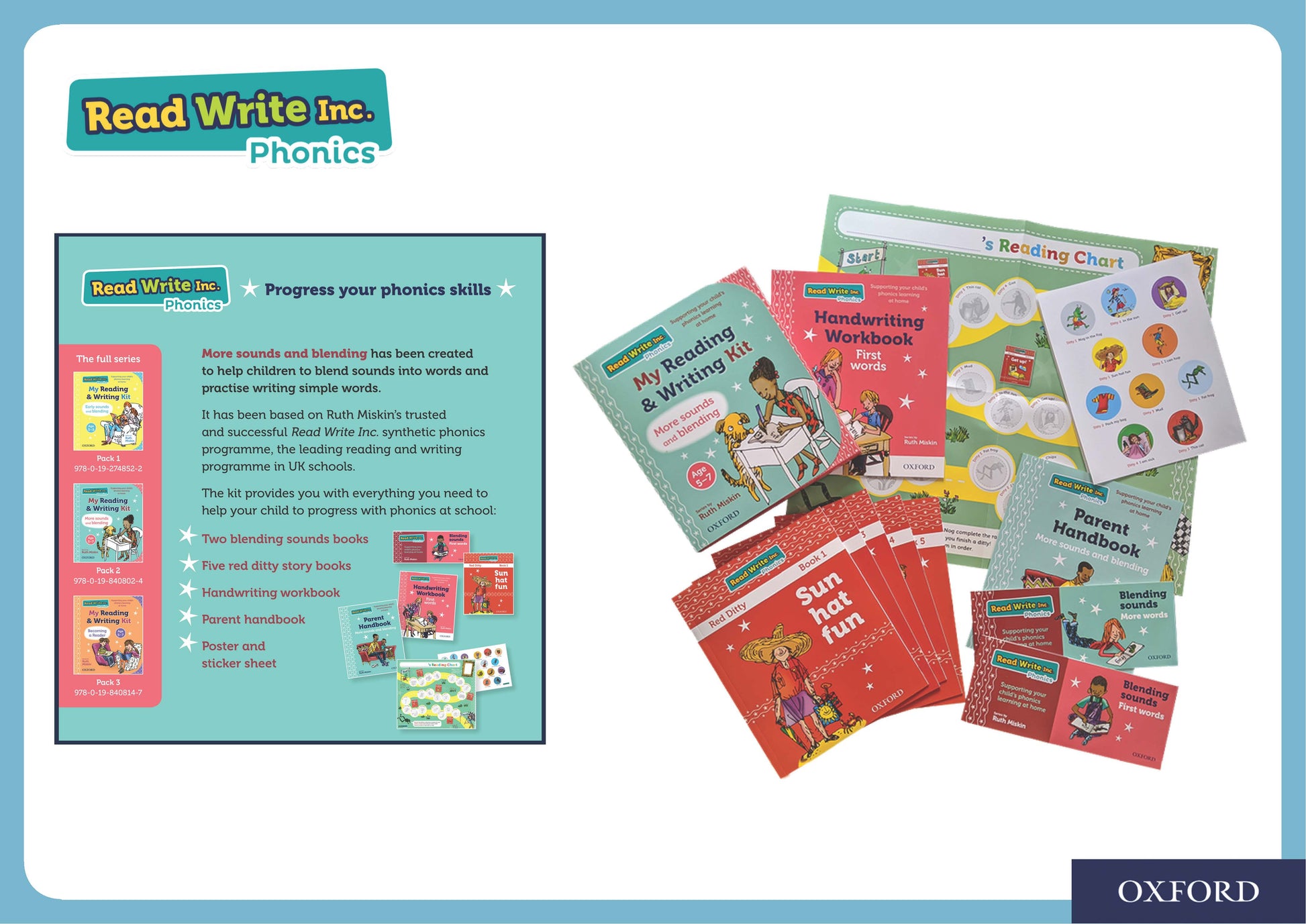 Read Write Inc.: My Reading and Writing Kit: More sounds and blending