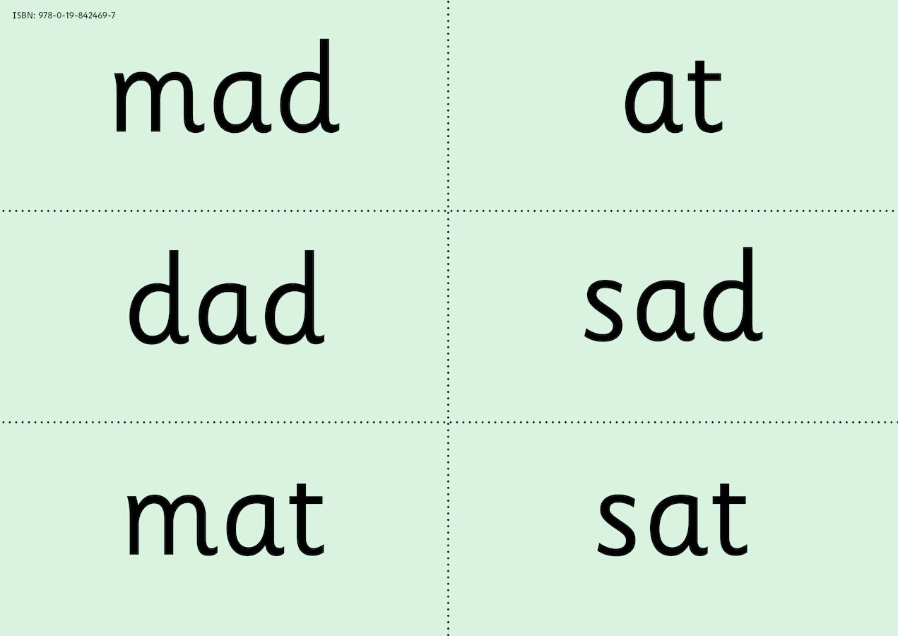 Read Write Inc. Phonics: Nursery Green Word Cards
