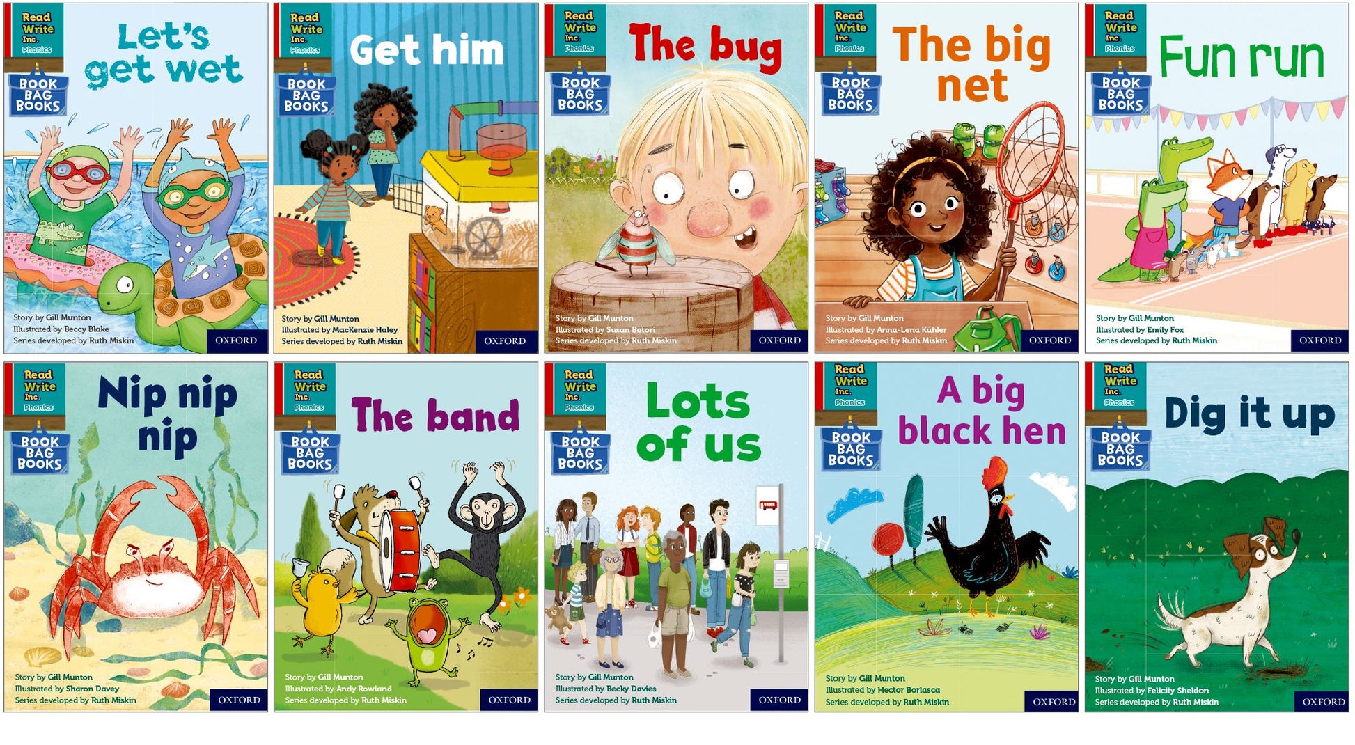 Read Write Inc. Phonics Red Ditty Book Bag Books are engaging texts to ...