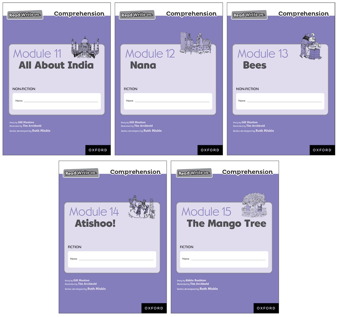 Read Write Inc. Comprehension: Modules 11-15 Class Pack of 50 (10 of e