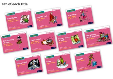Pack contents: Read Write Inc. Phonics: Pink Set 3 Storybooks Pack of ...